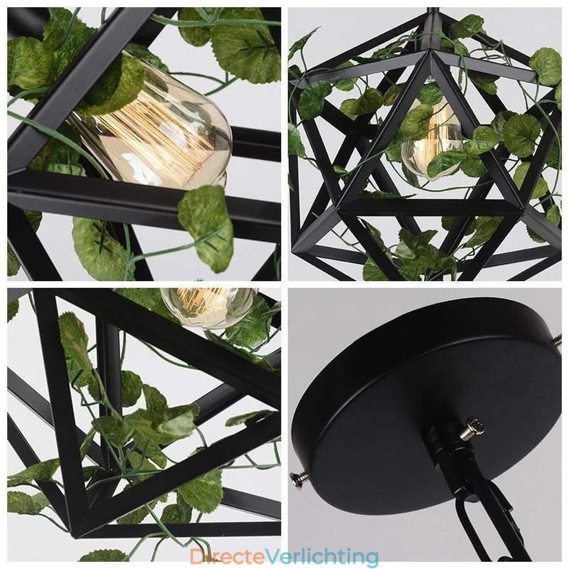 Industriële vintage hanglamp ijzeren vogelkooi hanglamp