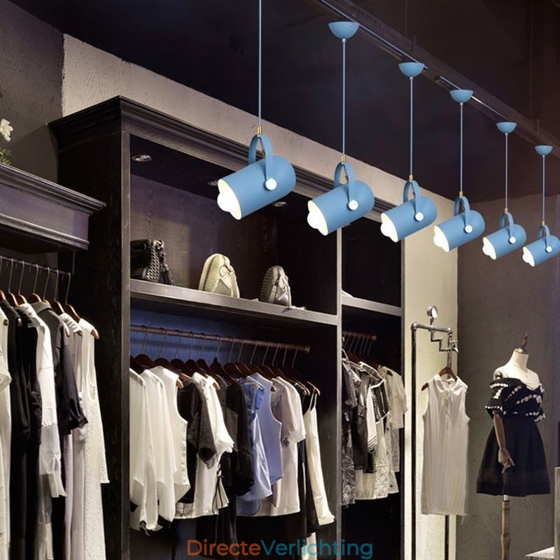 Nordic kleurrijke hanglamp Macaron enkele kop hanglamp