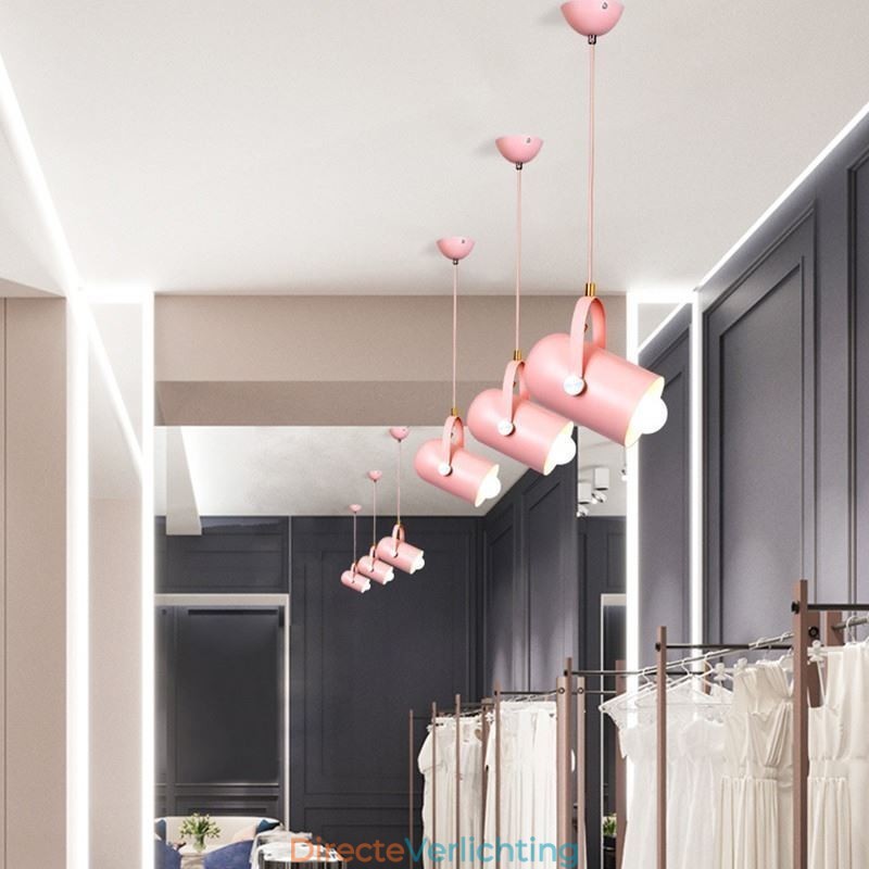 Nordic kleurrijke hanglamp Macaron enkele kop hanglamp