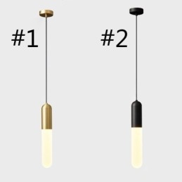 Moderne matte hanglamp geborstelde hanglamp