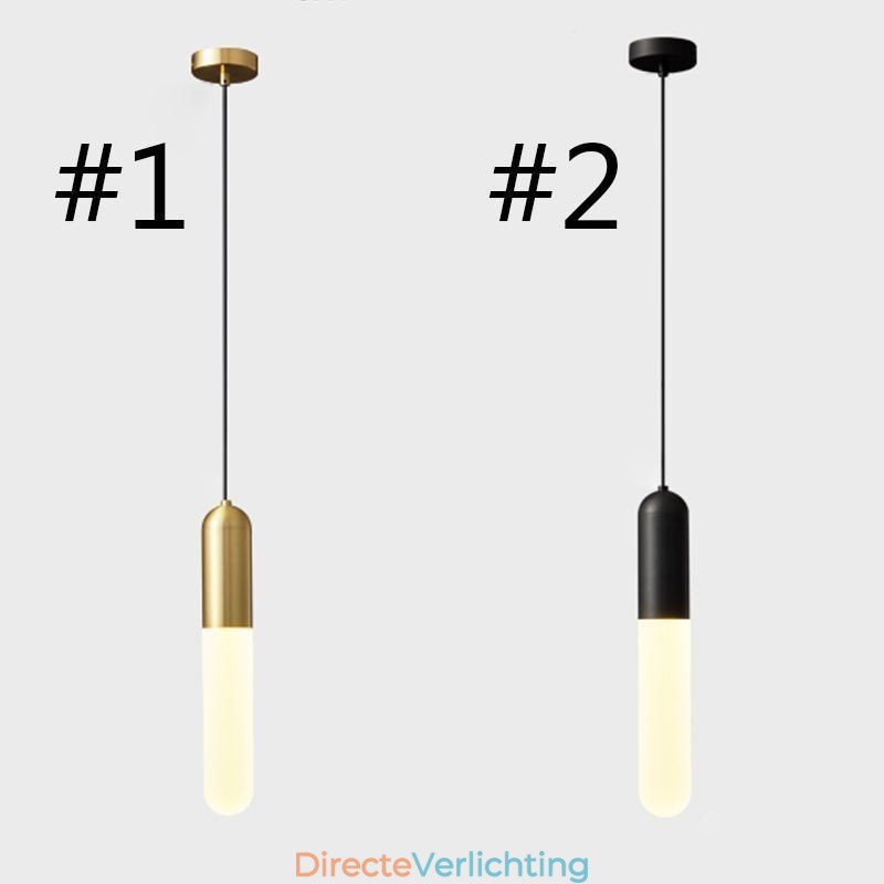 Moderne matte hanglamp geborstelde hanglamp