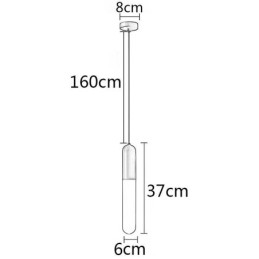 Moderne matte hanglamp geborstelde hanglamp