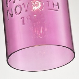 1-lichts moderne glazen hanglamp in transparant bubbelontwerp