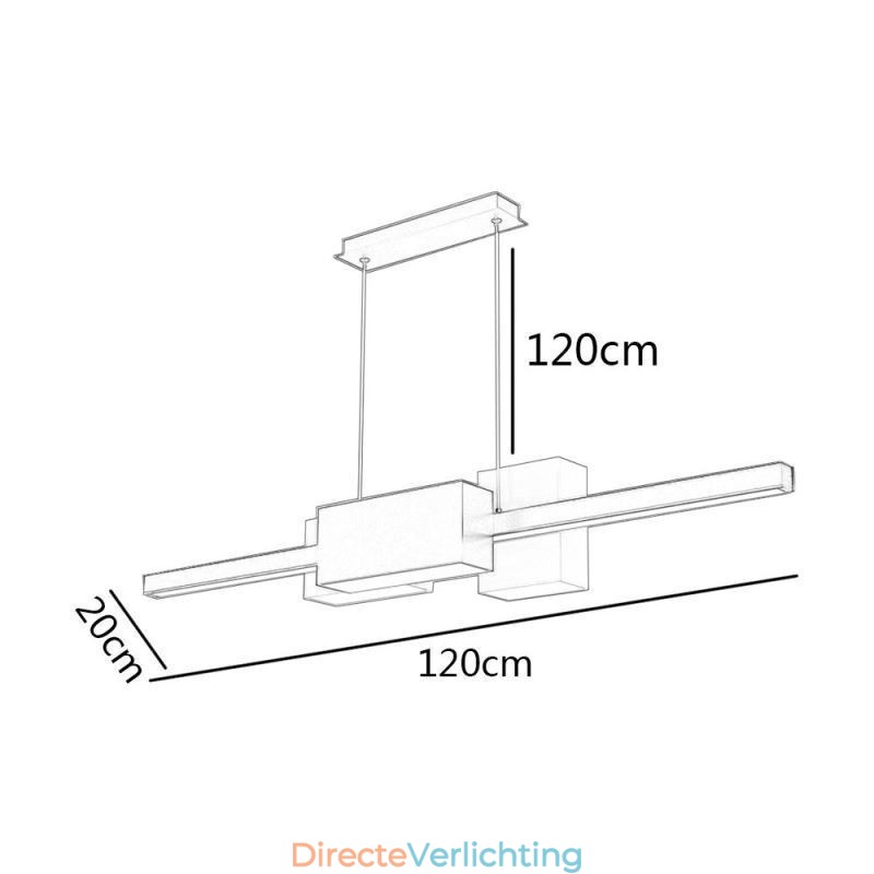 Minimalistische strip hanglamp moderne creatieve hanglamp