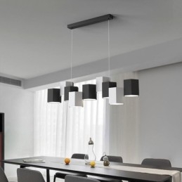 Moderne zeshoekige hanglamp creatieve combinatie hanglamp