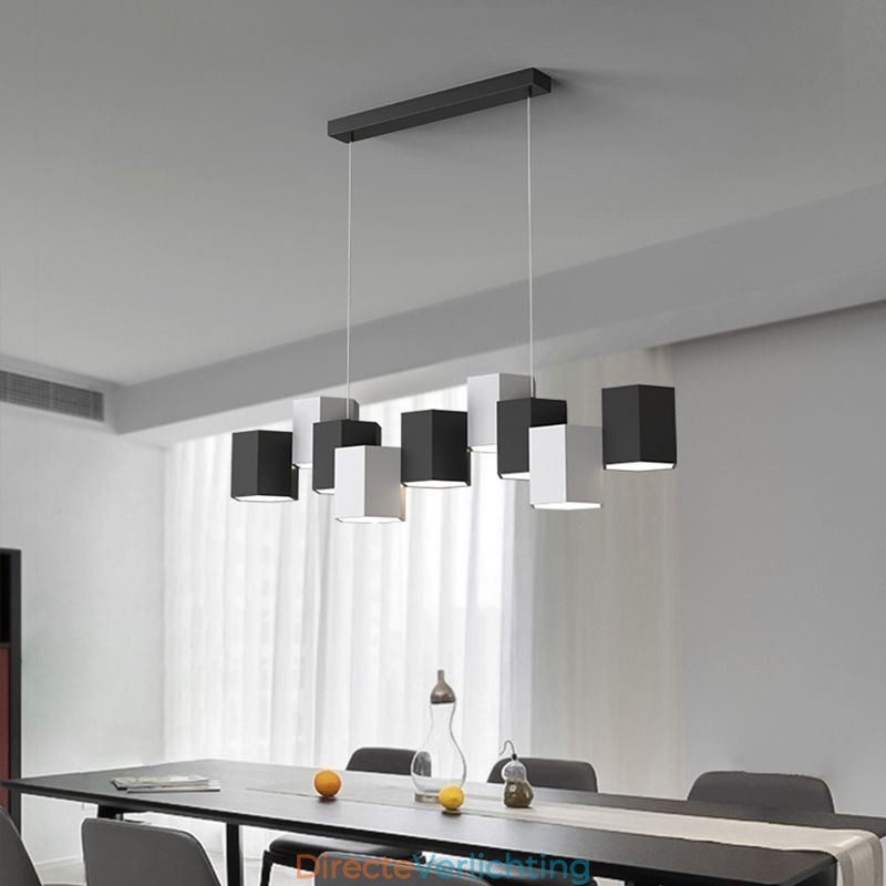 Moderne zeshoekige hanglamp creatieve combinatie hanglamp