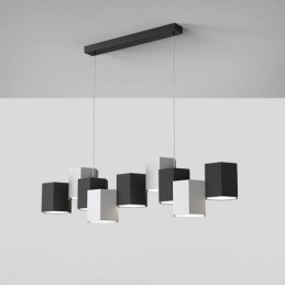 Moderne zeshoekige hanglamp creatieve combinatie hanglamp