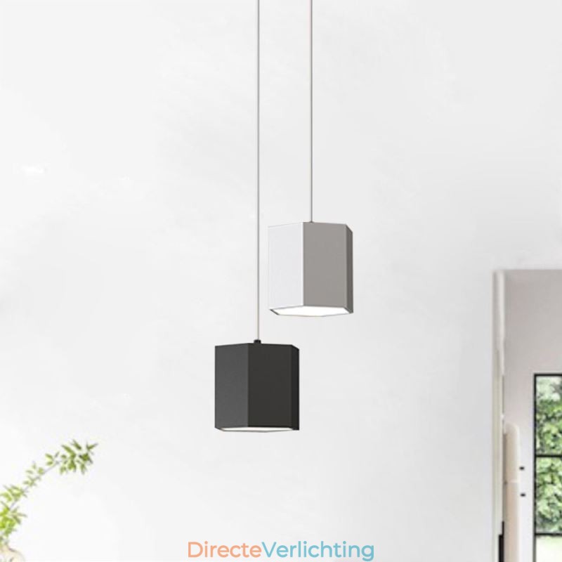 Moderne zeshoekige hanglamp, eenvoudige hanglamp
