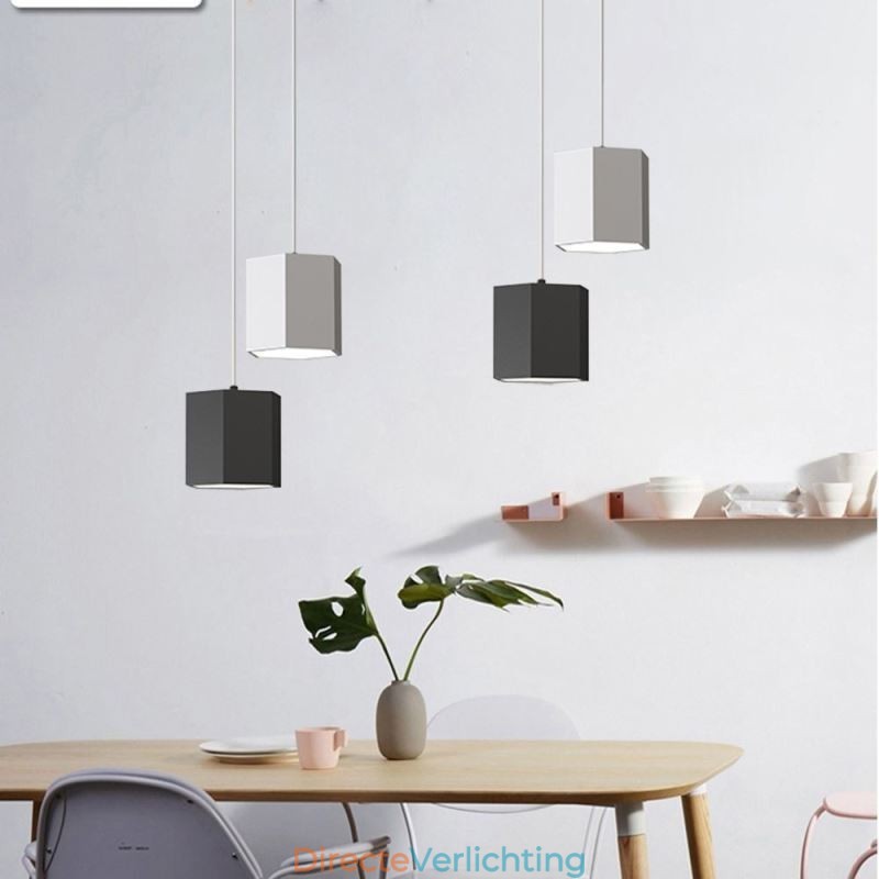 Moderne zeshoekige hanglamp, eenvoudige hanglamp