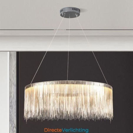 Luxe kwast hanglamp ronde kroonluchter Luxe kwast hanglamp ronde kroonluchter