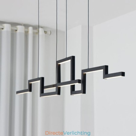 Moderne hanglamp acryl zwarte kroonluchter Moderne hanglamp acryl zwarte kroonluchter