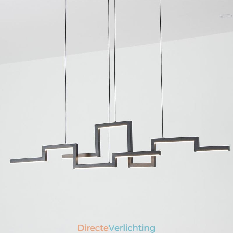 Moderne hanglamp acryl zwarte kroonluchter