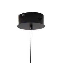 Moderne hanglamp dimbaar zwart strip plafondlamp