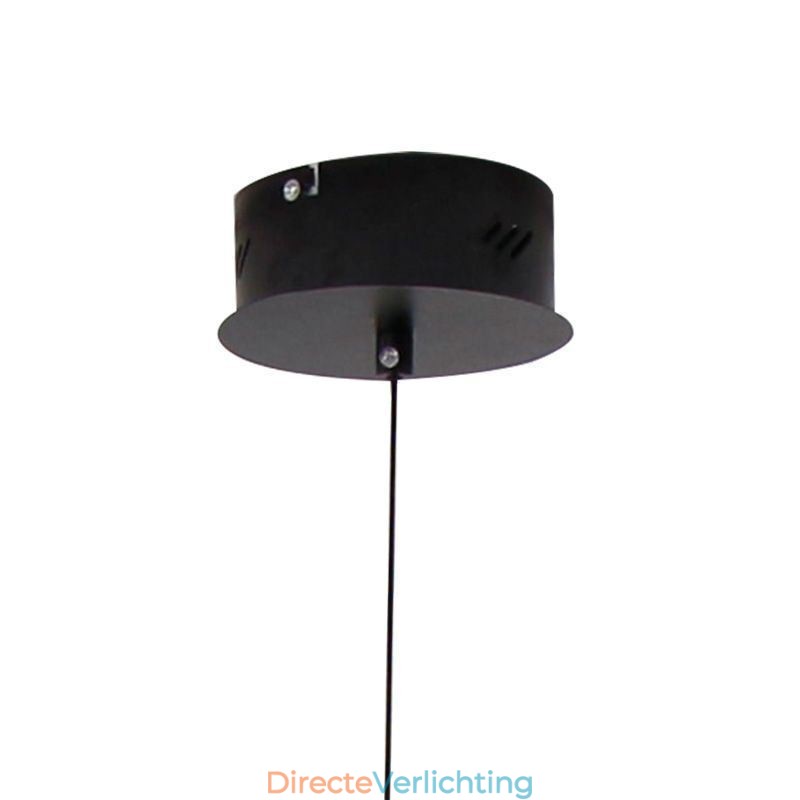 Moderne hanglamp dimbaar zwart strip plafondlamp
