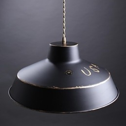 Moderne eigentijdse traditionele klassieke retro landelijke kom schilderij metalen kroonluchter
