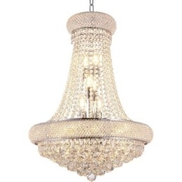 Kroonvormige kroonluchter Luxe kristallen hanglamp