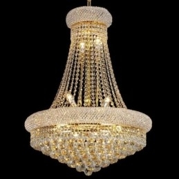 Kroonvormige kroonluchter Luxe kristallen hanglamp