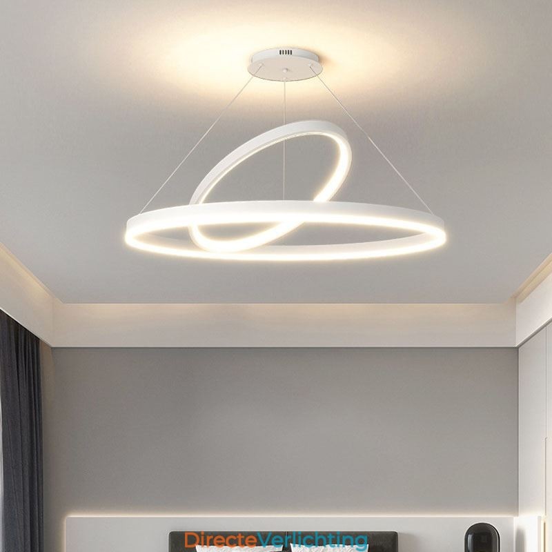 Moderne hanglamp cirkel ringen acryl hanglamp