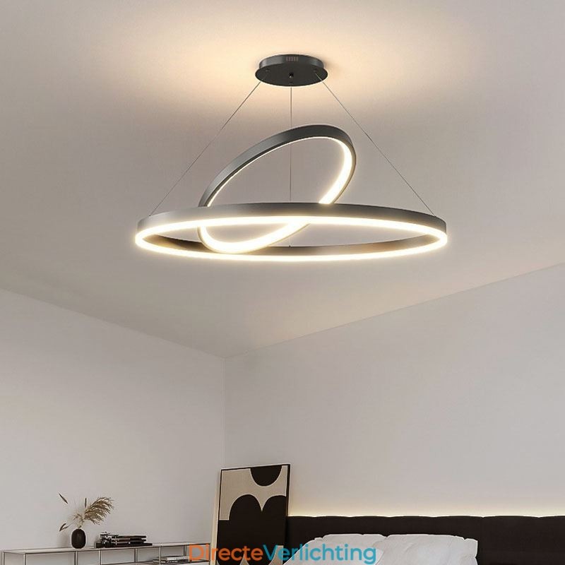 Moderne hanglamp cirkel ringen acryl hanglamp
