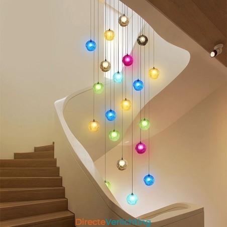 Moderne kristallen bol hanglamp kleurrijke kristallen kroonluchter (kleurrijke stijl neem contact met ons op) Moderne kristallen bol hanglamp kleurrijke kristallen kroonluchter (kleurrijke stijl neem contact met ons op)