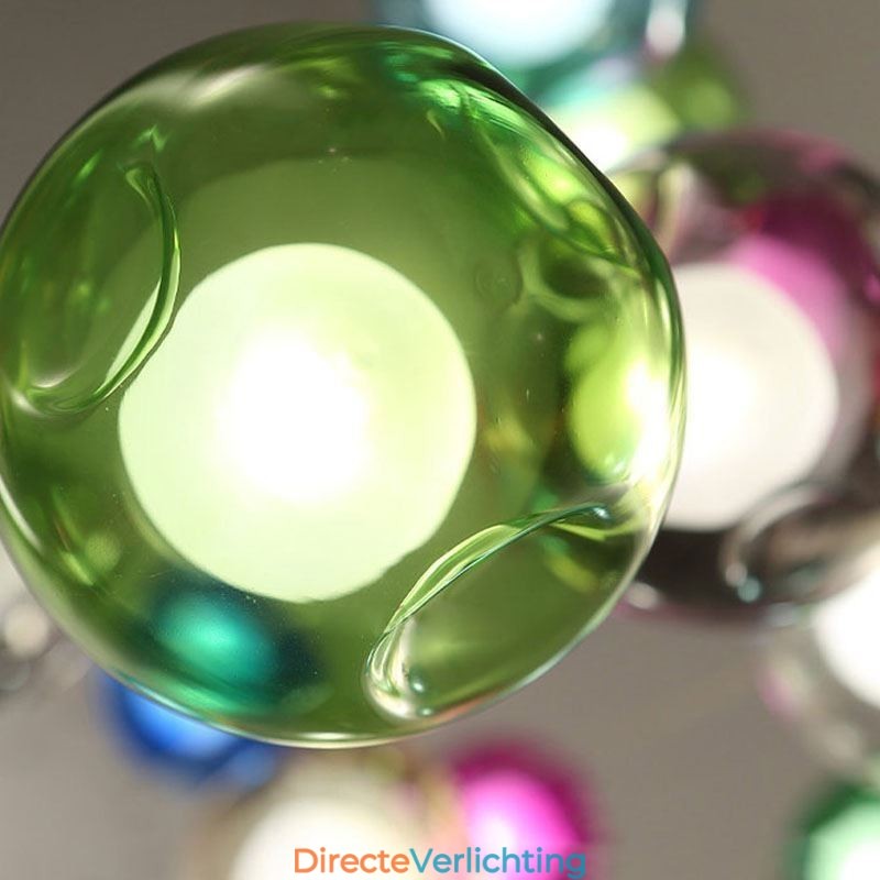 Moderne kristallen bol hanglamp kleurrijke kristallen kroonluchter (kleurrijke stijl neem contact met ons op)