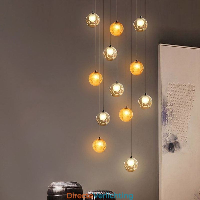 Moderne kristallen bol hanglamp kleurrijke kristallen kroonluchter (kleurrijke stijl neem contact met ons op)