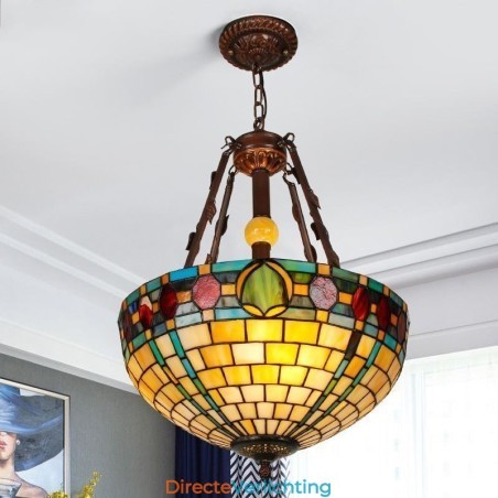 Gebrandschilderd glas hanglamp decoratieve hanglamp Gebrandschilderd glas hanglamp decoratieve hanglamp