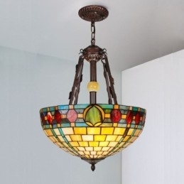 Gebrandschilderd glas hanglamp decoratieve hanglamp