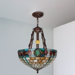 Gebrandschilderd glas hanglamp decoratieve hanglamp