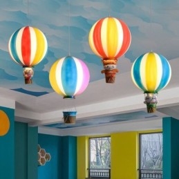 Kleurrijke heteluchtballon hanglamp acryl decoratielamp