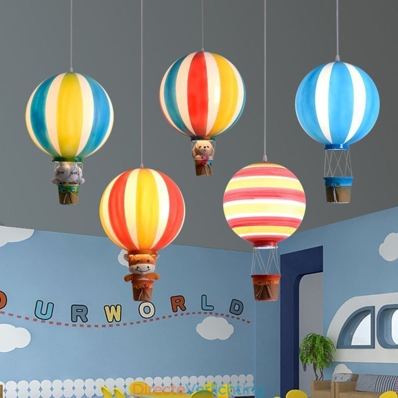 Kleurrijke heteluchtballon hanglamp acryl decoratielamp