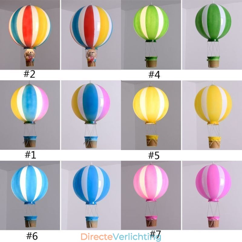 Kleurrijke heteluchtballon hanglamp acryl decoratielamp
