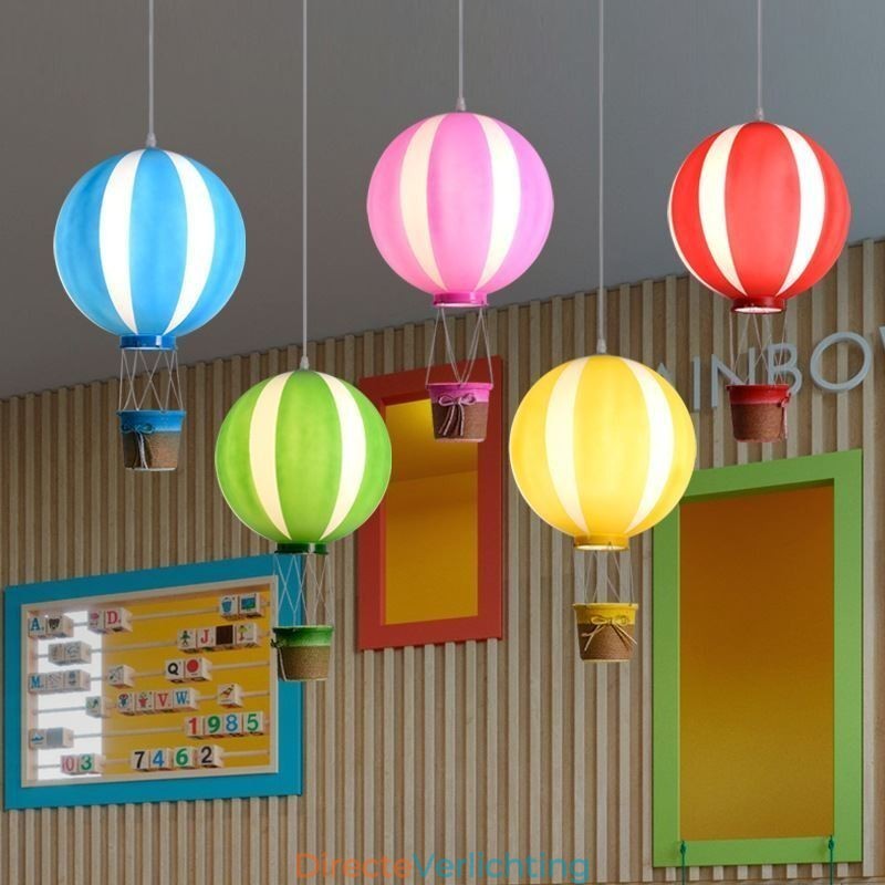 Kleurrijke heteluchtballon hanglamp acryl decoratielamp
