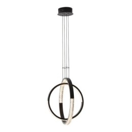 Moderne kroonluchter 2 ringen hanglamp eetkamer