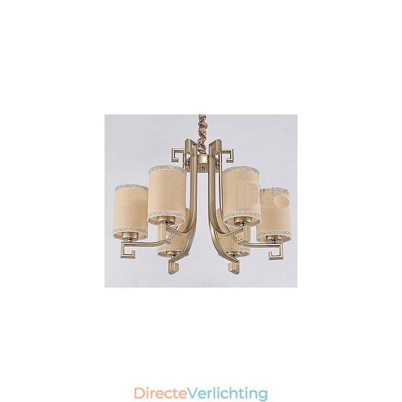 De Chinese Stijl Kroonluchter IJzer Koper Imitatie Lucht Lampen