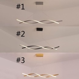 Moderne hanglamp Twist Design Hanglamp Eetkamer