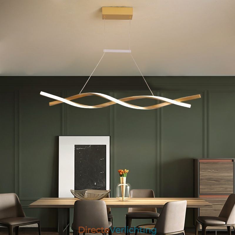 Moderne hanglamp Twist Design Hanglamp Eetkamer
