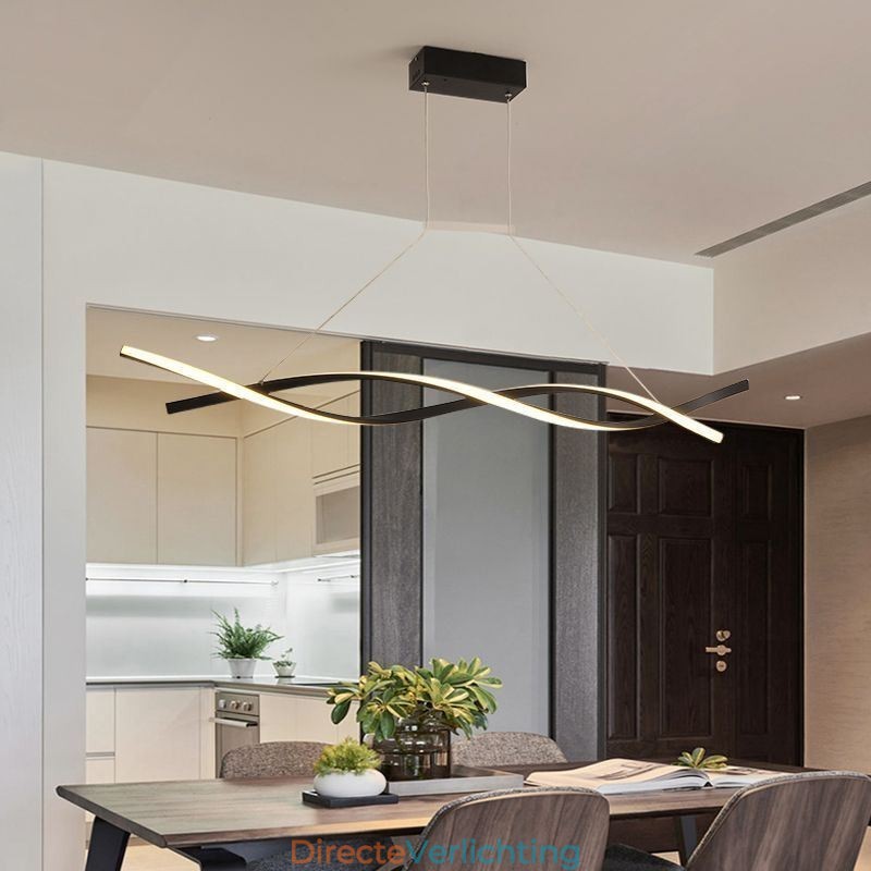 Moderne hanglamp Twist Design Hanglamp Eetkamer
