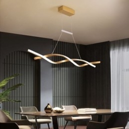 Moderne hanglamp Twist Design Hanglamp Eetkamer