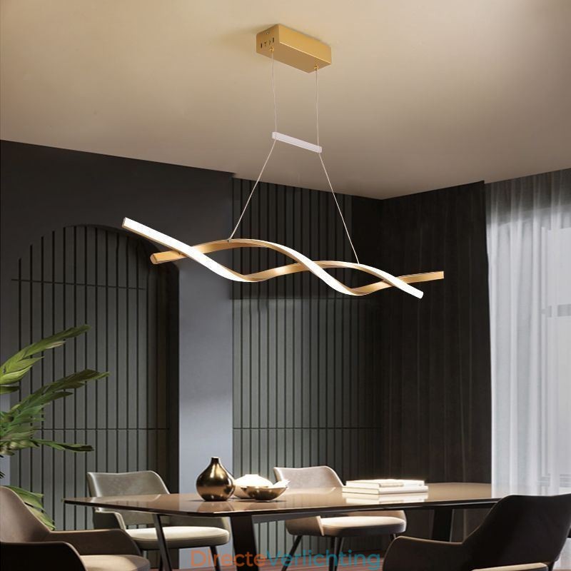 Moderne hanglamp Twist Design Hanglamp Eetkamer