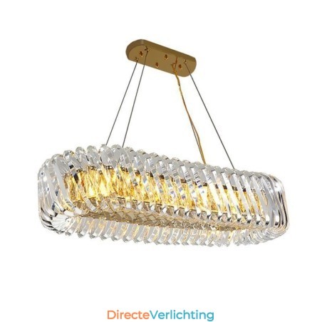 Luxe glazen hanglamp Europese stijl kroonluchter Luxe glazen hanglamp Europese stijl kroonluchter