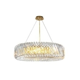 Europese hanglamp ronde glazen decoratie hanglamp
