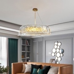 Europese hanglamp ronde glazen decoratie hanglamp