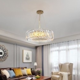 Europese hanglamp ronde glazen decoratie hanglamp
