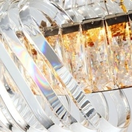 Europese hanglamp ronde glazen decoratie hanglamp