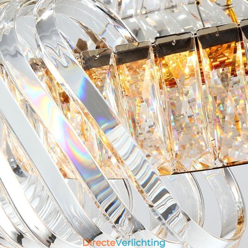 Europese hanglamp ronde glazen decoratie hanglamp