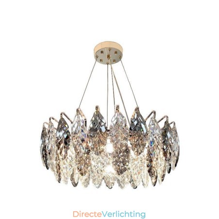 Europese ijzeren hanglamp creatieve glazen blad kroonluchter Europese ijzeren hanglamp creatieve glazen blad kroonluchter