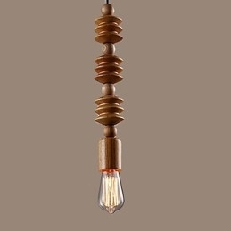 Kroonluchter Mini Stijl Traditioneel Klassiek Hout Bamboe