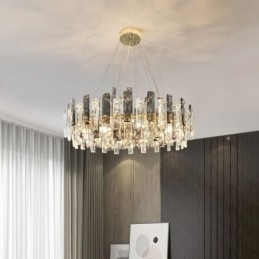 Luxe glazen kroonluchter Europese stijl hanglamp