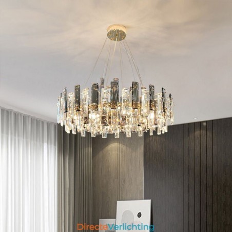 Luxe glazen kroonluchter Europese stijl hanglamp Luxe glazen kroonluchter Europese stijl hanglamp